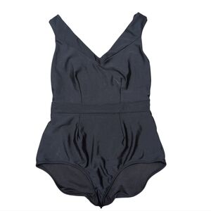Seea Black One Piece Bathing Suit Full Coverage Size Small